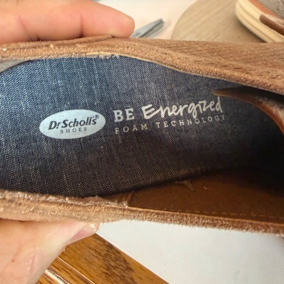 Dr. Scholl’s Women’s Suede Lace-Up Heeled Oxford Shoes Tan Brown US 10M - Picture 8 of 8